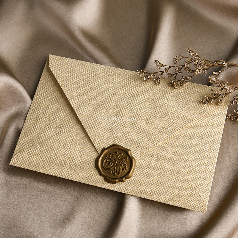 Letter Envelope Kraft - Ensemble de papier à lettres, enveloppes
