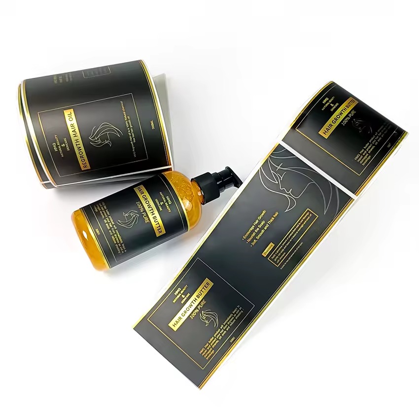 Sticker Label Roll - Étiquette en vinyle de feuille d'or