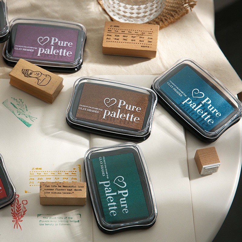 Self Inking Stamp - Tampon encreur couleur Vintage pour Stmaping,
