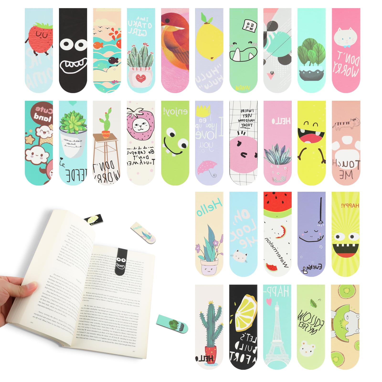 Bookmark Magnetic Clip - Marque-pages magnétiques pour enfants et amateurs
