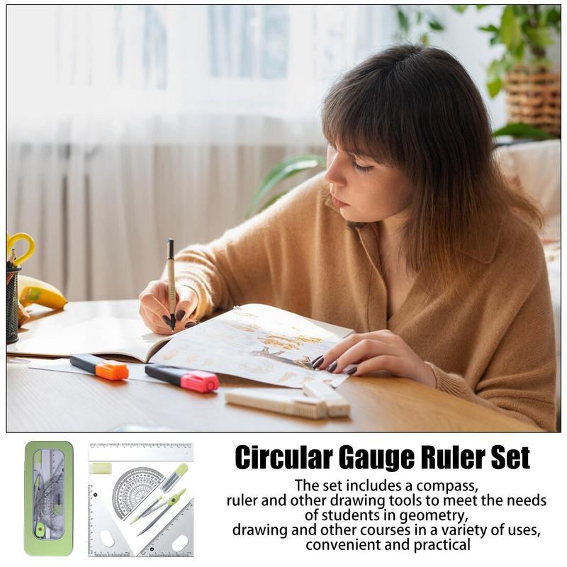 Compass Geometry Set - Ensemble rapporteur et boussole, kit de