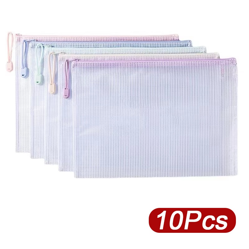 Is Stationery Office Supply - Sac en maille à fermeture éclair