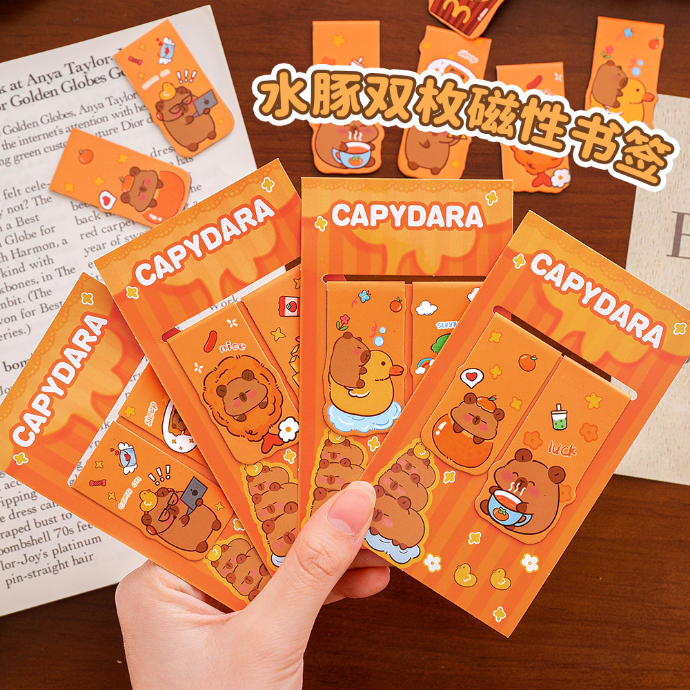 Bookmark Magnetic Clip - 12 ensembles de marque-pages magnétiques Ins,