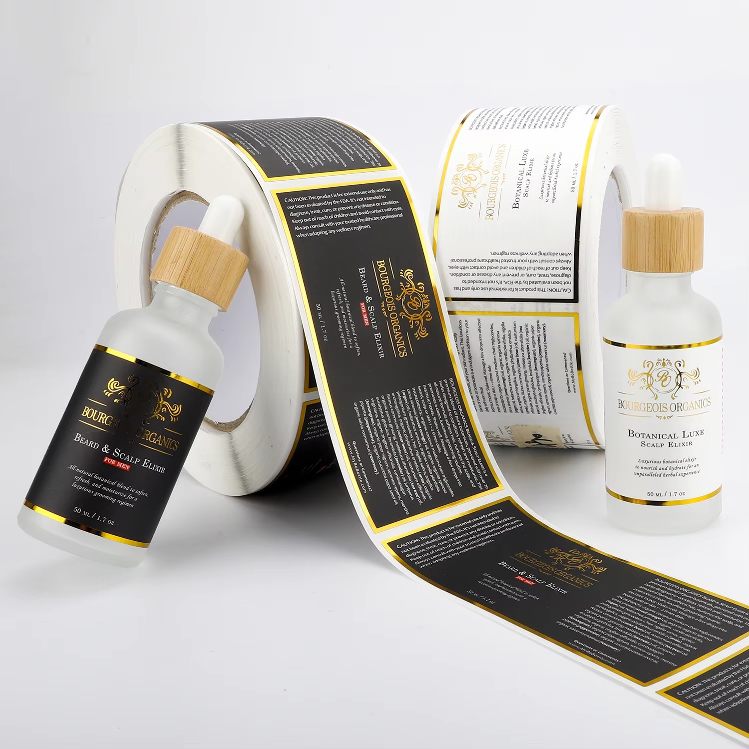 Sticker Label Roll - Étanche personnalisée | Étiquette en rouleau