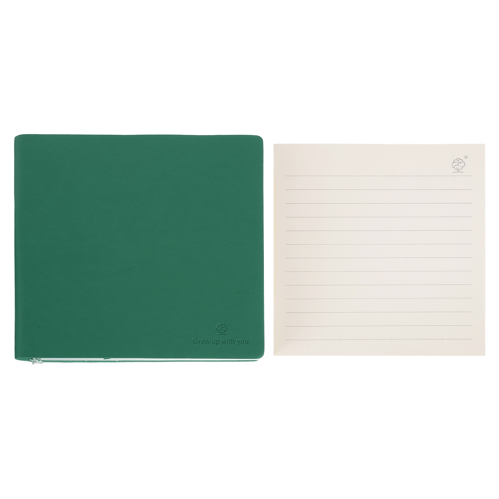 Journal Leather Hardcover - Carnet à couverture rigide carrée 6