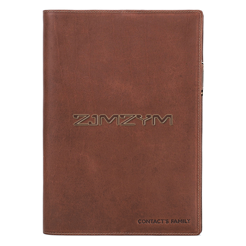 Journal Leather Hardcover - Étui en cuir pour carnet B5