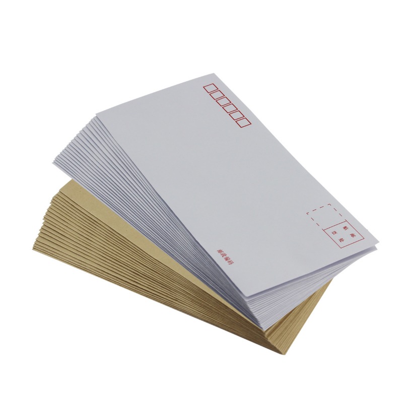 Letter Envelope Kraft - Enveloppes d'affaires en kraft blanc multi-tailles