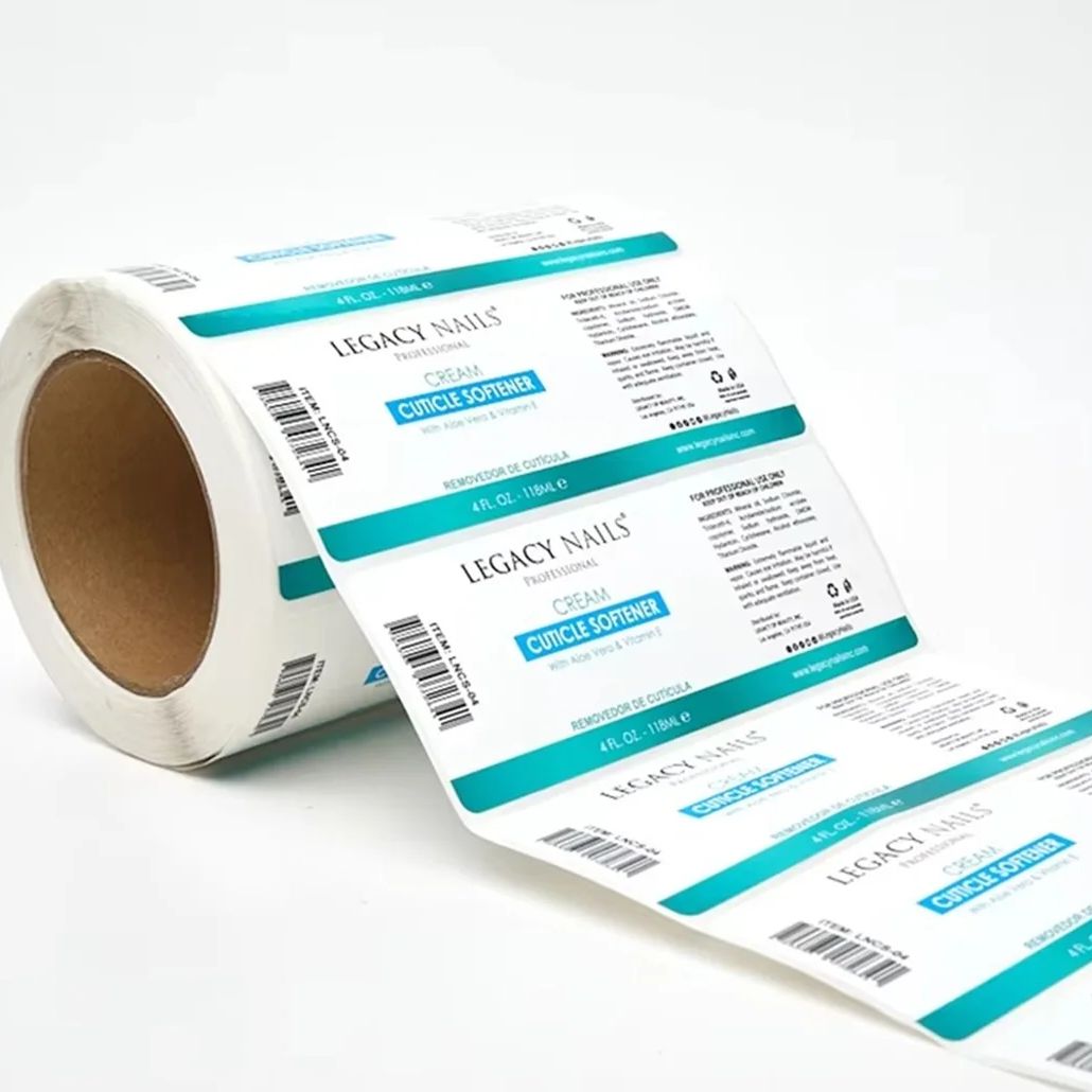 Sticker Label Roll - Étiquettes autocollantes en vinyle imperméables personnalisées