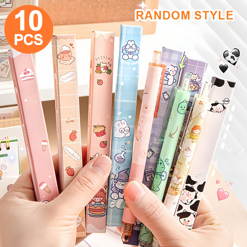 Stationery Supplies Business - 10 stylos gel individuels dans une