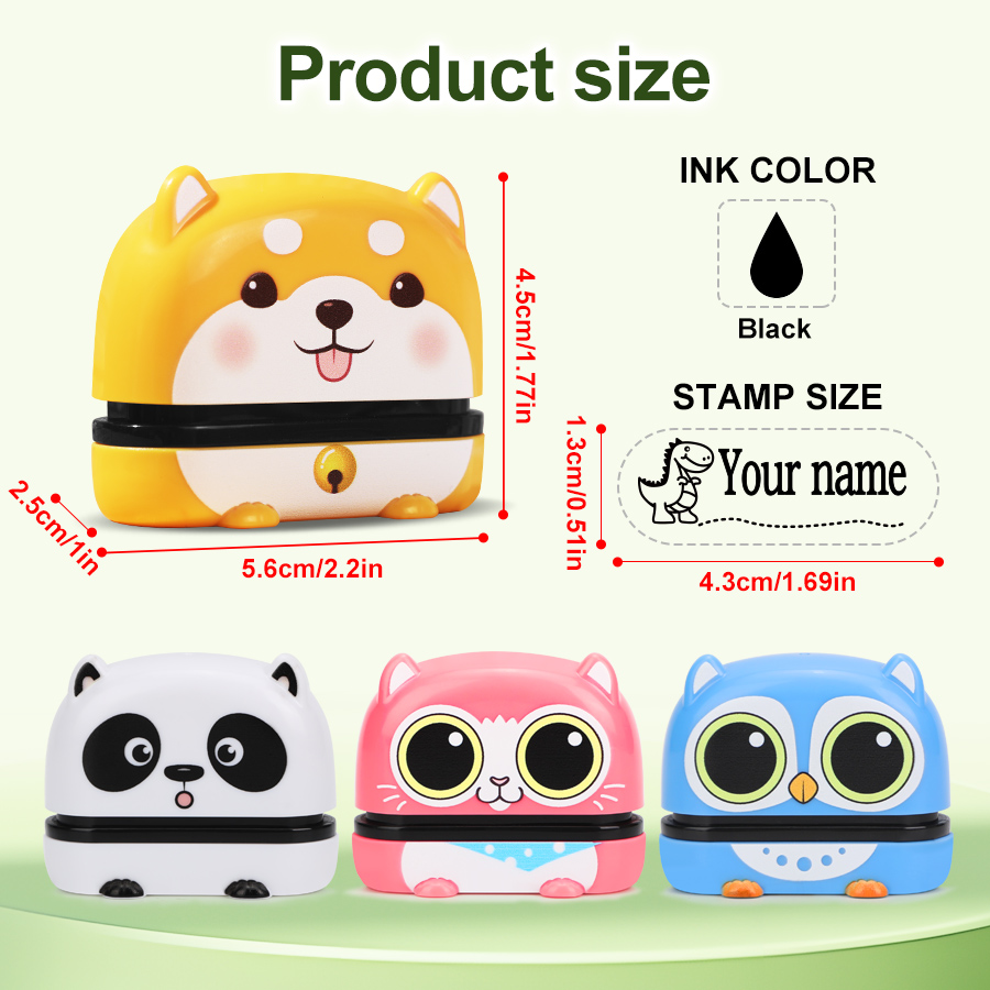 Tampon de nom mignon personnal - Self Inking Stamp avis et prix