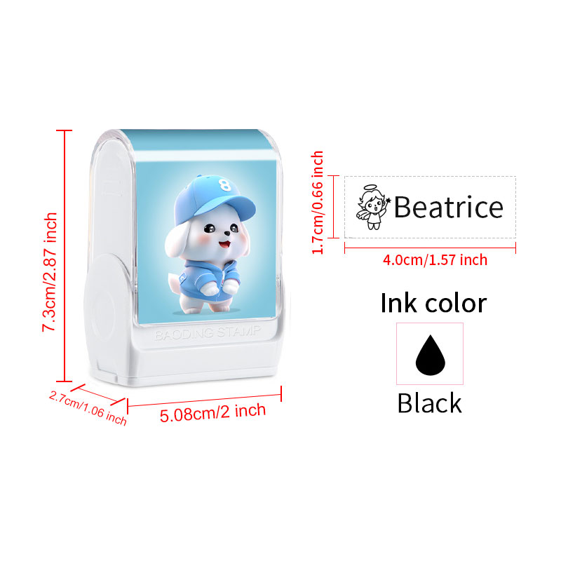 Timbre personnalisé pour vêtem - Self Inking Stamp avis et prix