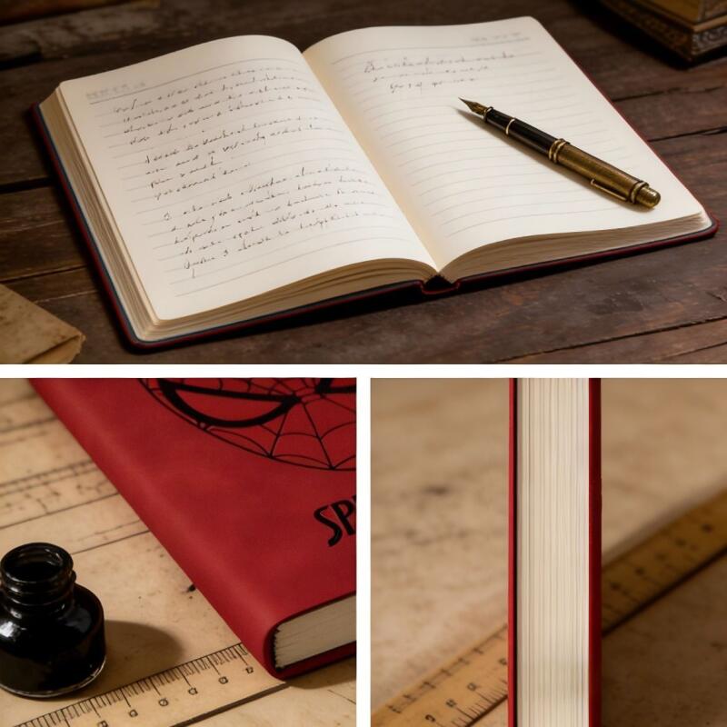Carnet en cuir PU A5 Spiderman - Journal Leather Hardcover avis et prix