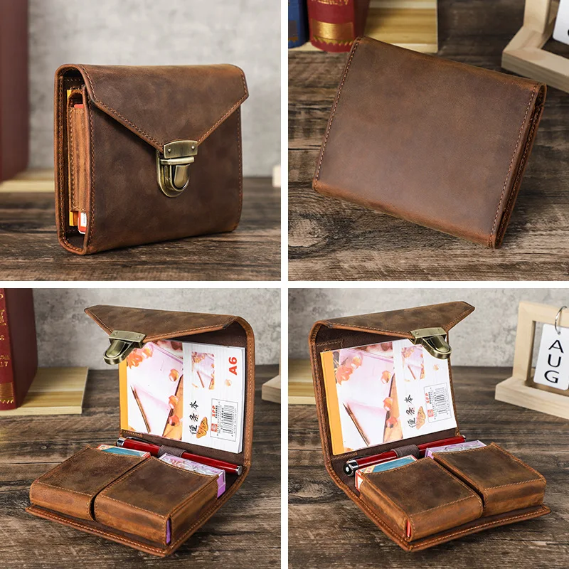 Étui en cuir rétro de luxe pou - Is Stationery Office Supply avis et prix