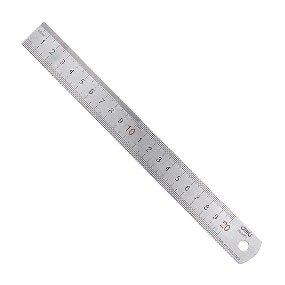 Deli – règle droite en métal e - Stationery Office And School Supply Stores avis et prix