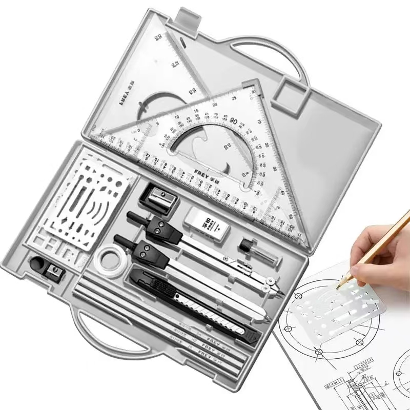 Kit de dessin règles et compas - Compass Geometry Set avis et prix