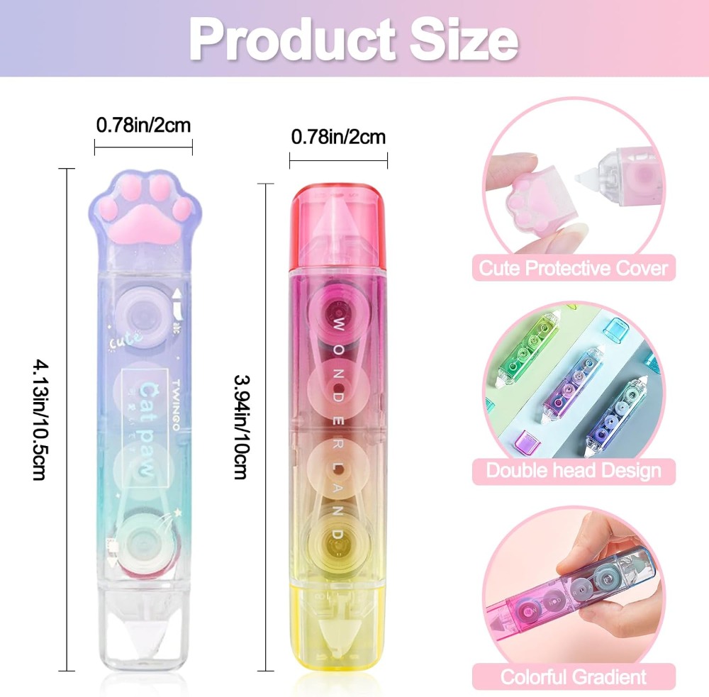 6 rubans correcteurs, rouleau  - Correction Tape Roller avis et prix
