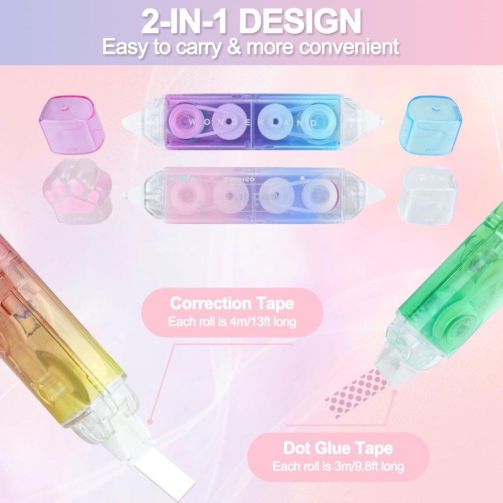 6 rubans correcteurs, rouleau  - Correction Tape Roller avis et prix