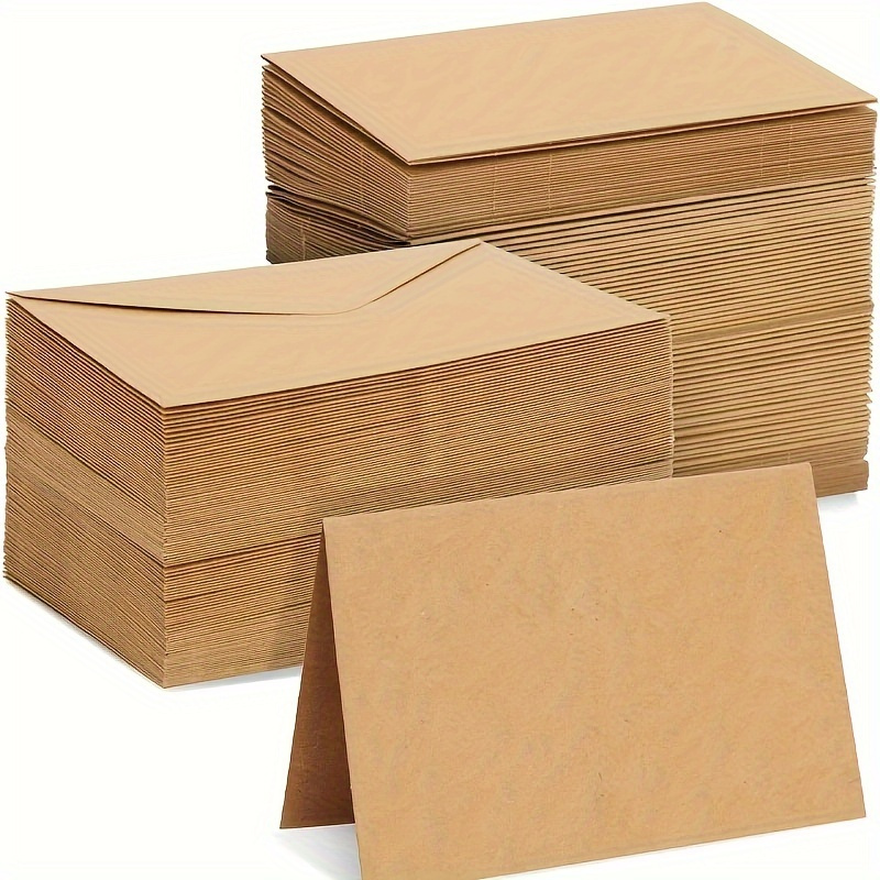 50/100 pièces enveloppes en pa - Letter Envelope Kraft avis et prix