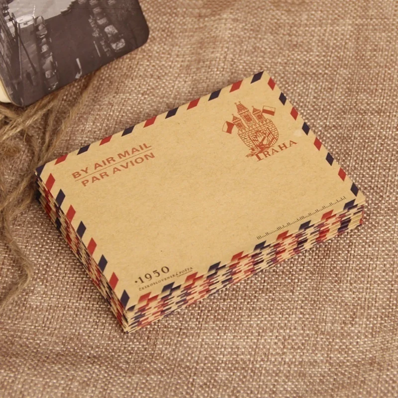 10 pièces 9.7*7.5cm rétro popu - Letter Envelope Kraft avis et prix