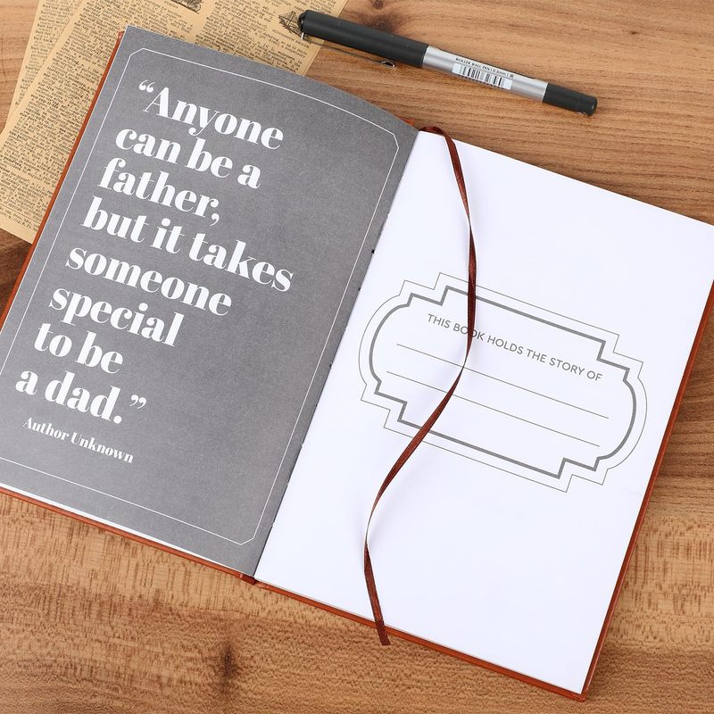 Journal « Papa, je veux entend - Journal Leather Hardcover avis et prix