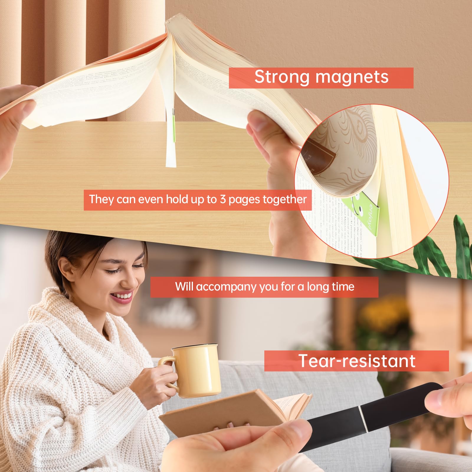 Marque-pages magnétiques pour  - Bookmark Magnetic Clip avis et prix