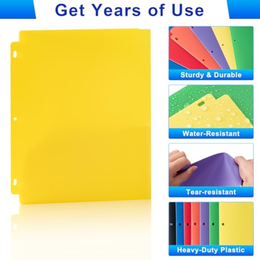 Lot de 7 classeurs perforés en - Binding Comb Plastic avis et prix