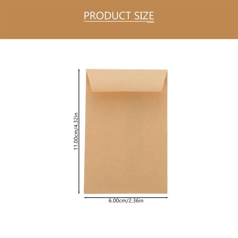 Petites enveloppes de graines  - Letter Envelope Kraft avis et prix