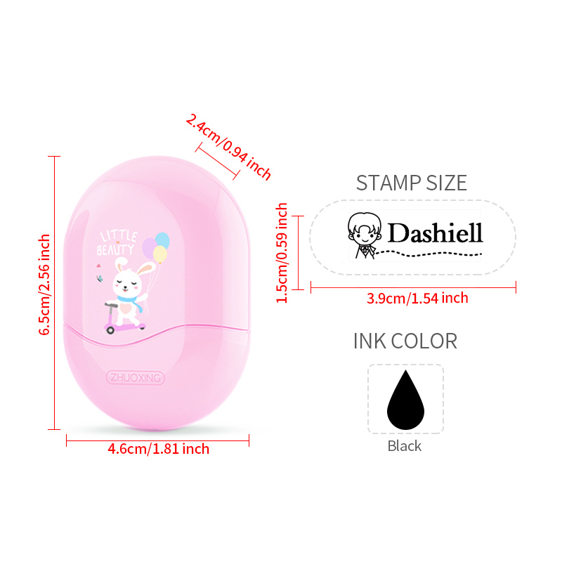 Tampon personnalisé avec nom d - Self Inking Stamp avis et prix