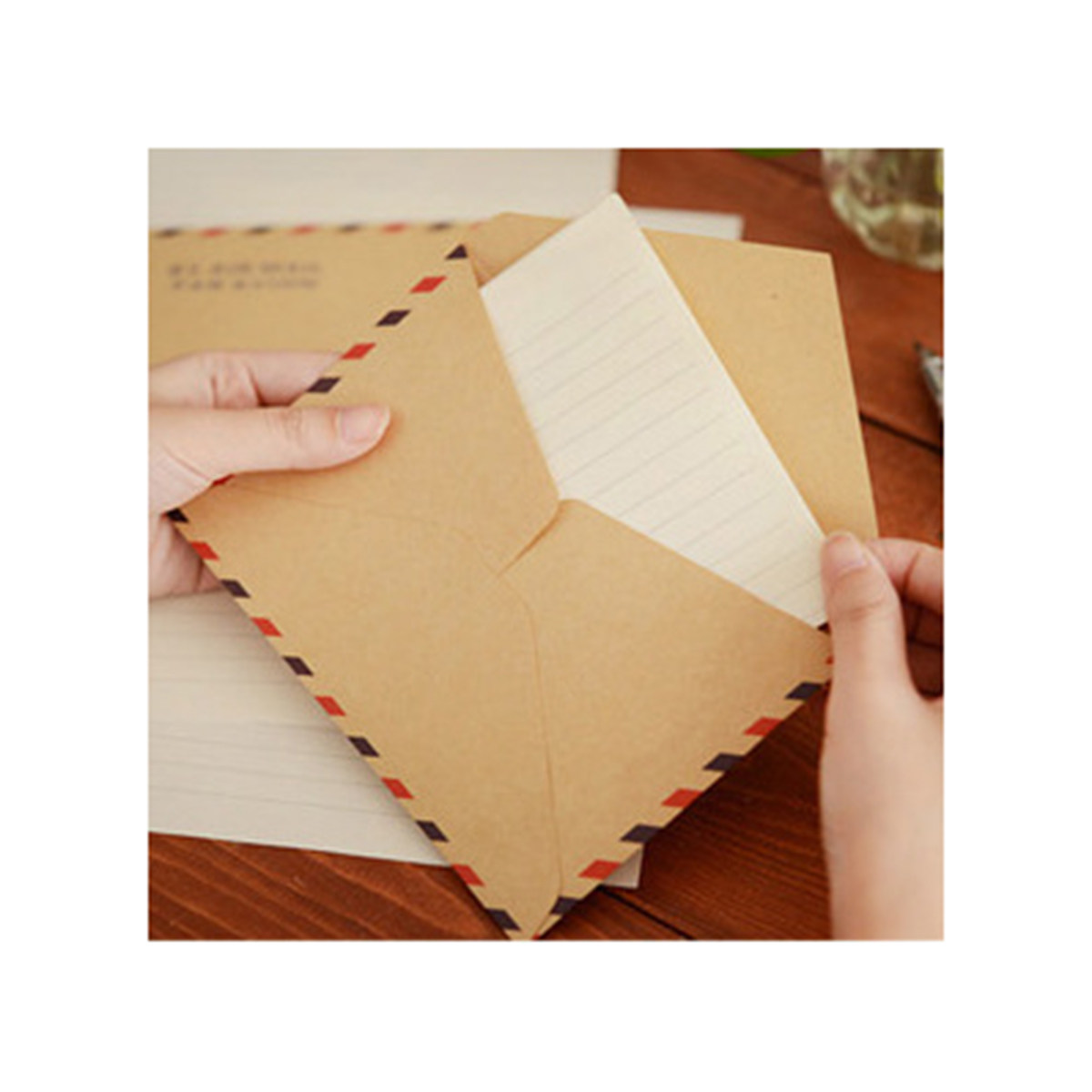Enveloppes en papier Kraft rét - Letter Envelope Kraft avis et prix