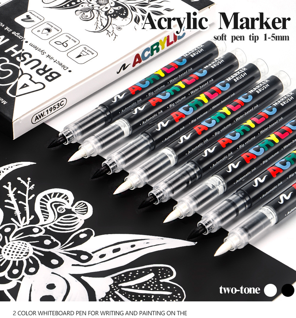 Ensemble de 12 stylos à peintu - Whiteboard Marker Set avis et prix