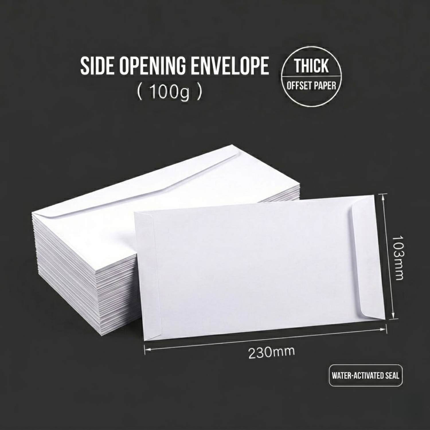 Lot de 50 enveloppes blanches  - Letter Envelope Kraft avis et prix