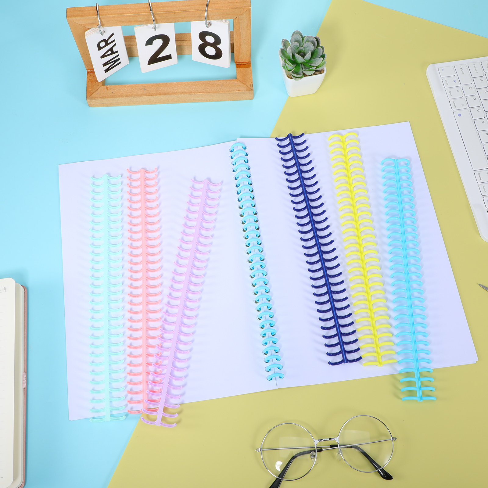 12 pièces de anneaux de reliur - Binding Comb Plastic avis et prix