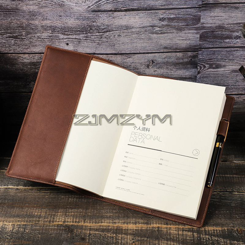 Étui en cuir pour carnet B5 à  - Journal Leather Hardcover avis et prix