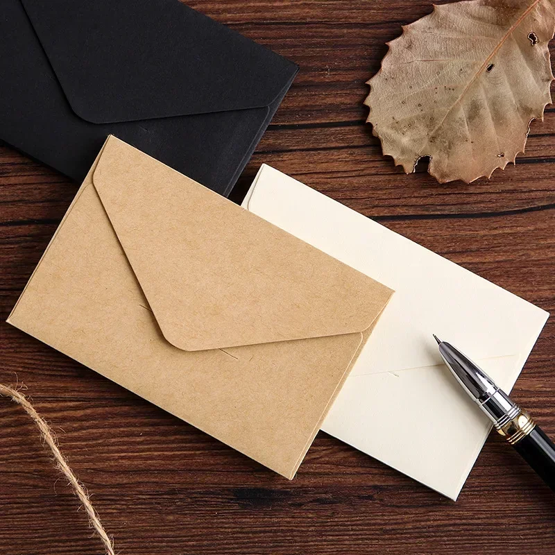 20/40/80 pièces classique blan - Letter Envelope Kraft avis et prix