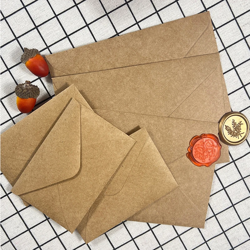 Enveloppes en papier Kraft bru - Letter Envelope Kraft avis et prix