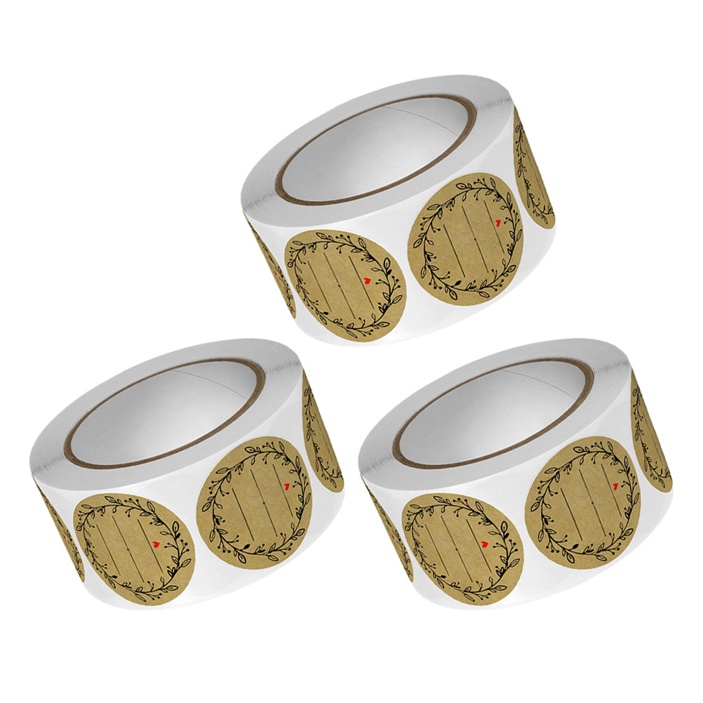 3 rouleaux d'étiquettes rondes - Sticker Label Roll avis et prix